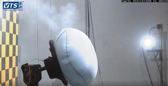 Static airbag ignition test